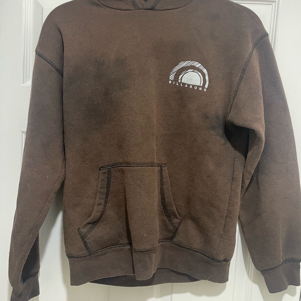 Billabong pullover hoodie tie die small
